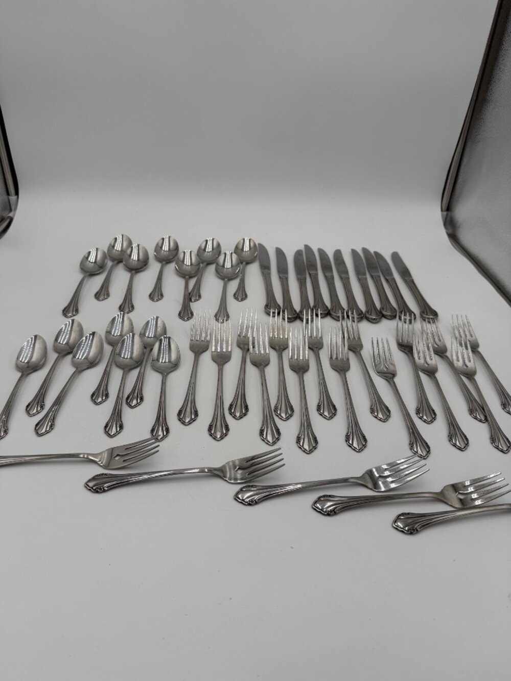 Vintage Rogers Oneida Bittersweet Repose Silverware 45 Pcs Stainless Steel Flatw